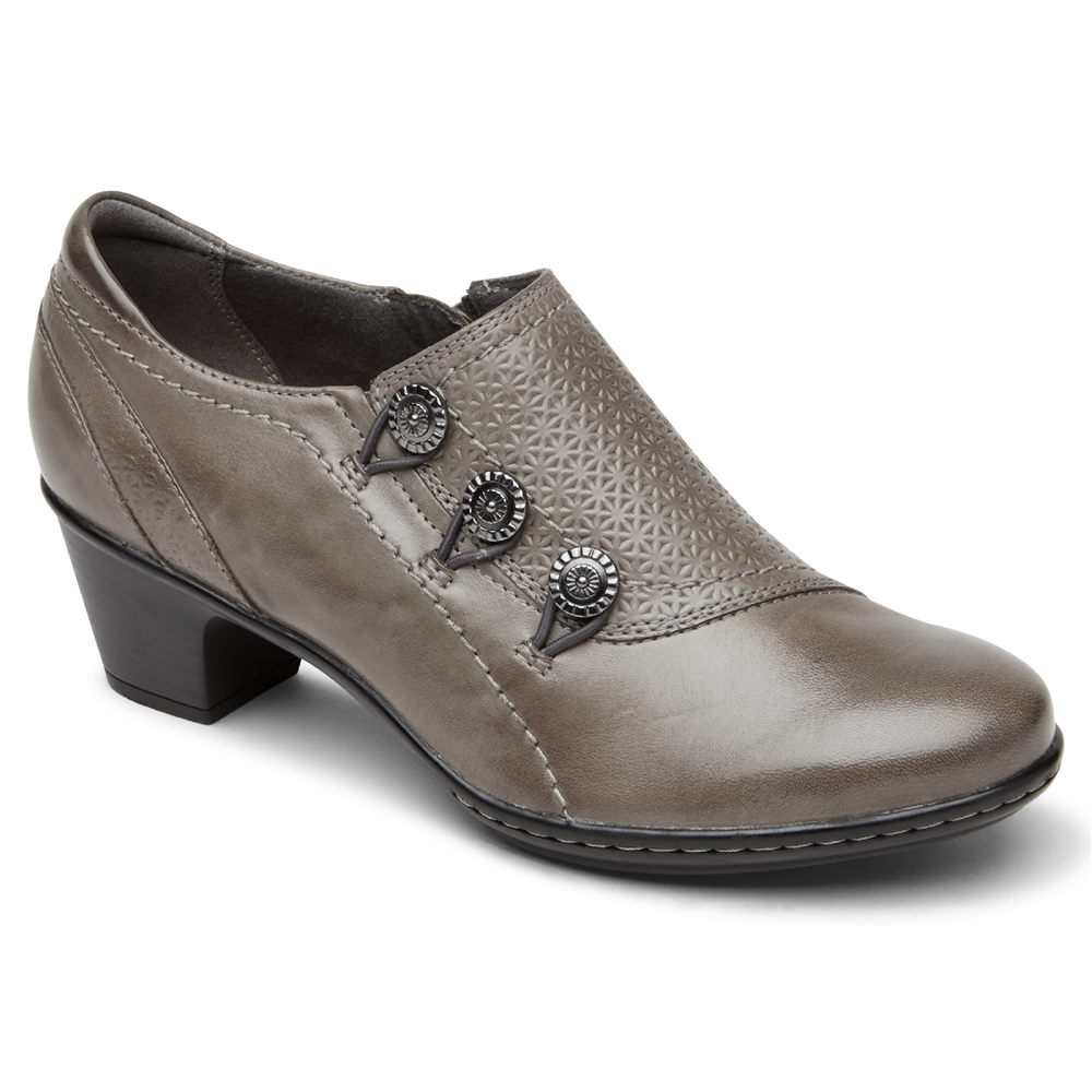 Cunhas Rockport Mulher Cinzentas - Cobb Hill Kailyn Altas Vamp - 93726CYRK